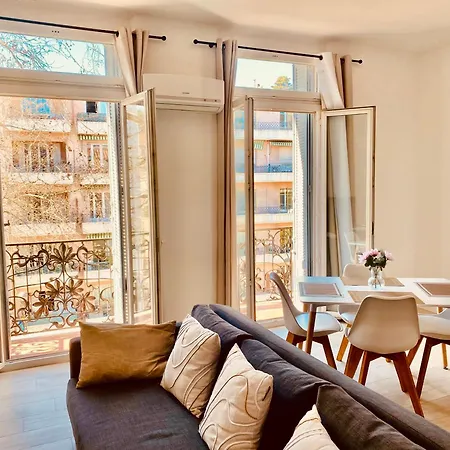 Appartamento Elegant T3 Centre, 10 Mn A Pieds Palais, Croisette Cannes